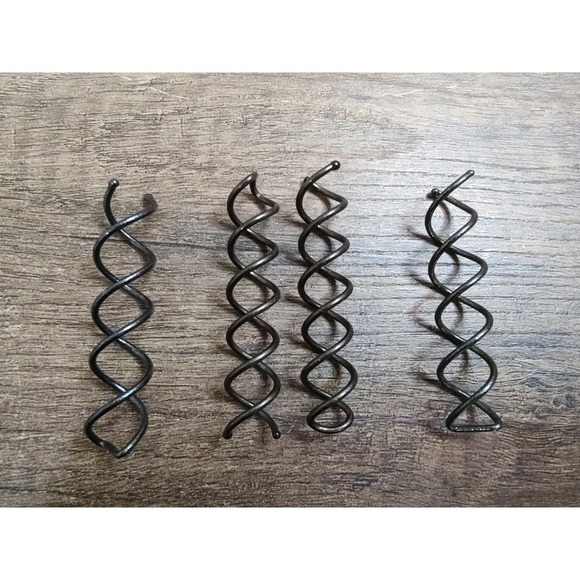 The Unbranded Brand Accessories - Bronze Tone Metal  Bun Twist 4 Piece Set 2.25"